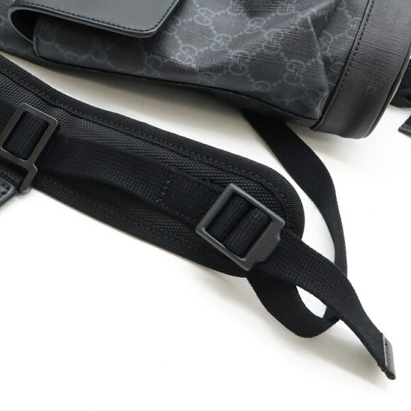 GUCCI Black Leather Backpack - Picture 6 of 8
